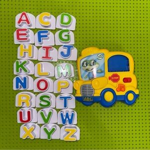 LeapFrog Word Bus Magnetic ABC’s Letters Piece Fridge Phonics Learning